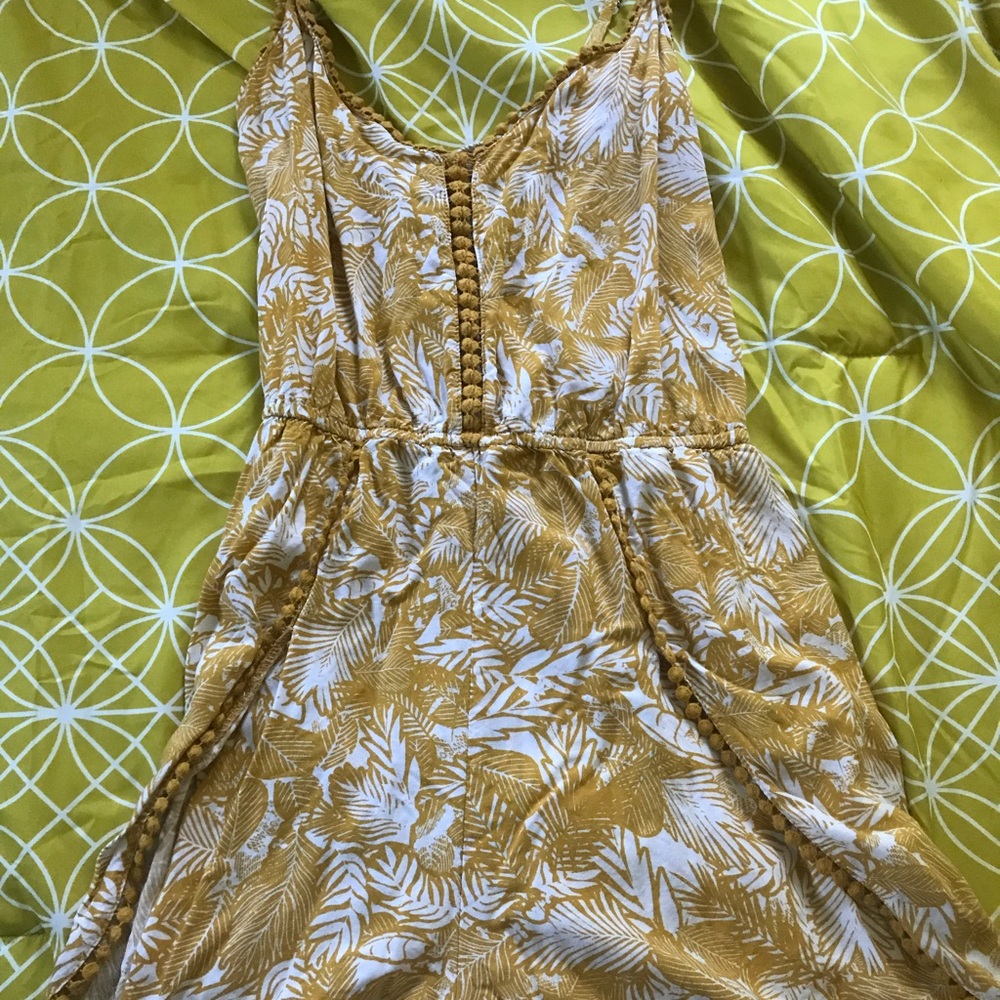 Yellow romper NEVER worn